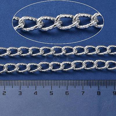Oxidation Aluminum Textured Curb Chains CHA-H001-02S-1