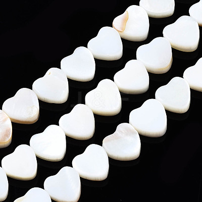 Natural Freshwater Shell Beads Strands X-SHEL-N026-152-1