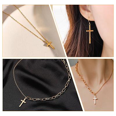 36Pcs 6 Style Long-Lasting Plated Brass Charms KK-FH0005-19-1