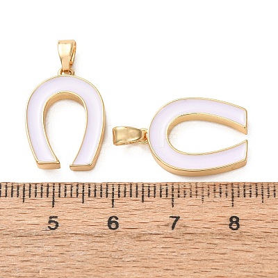 Brass Enamel Pendants KK-A304-02G-1