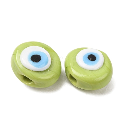 Handmade Evil Eye Lampwork Beads LAMP-G168-02K-1
