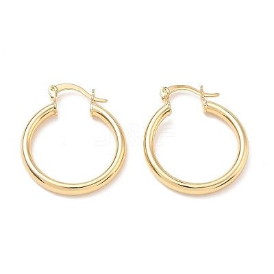 Brass Hoop Earrings for Women KK-CBA4112-03G-1