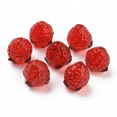 Handmade Bumpy Lampwork Beads X-LAMP-S194-012-1