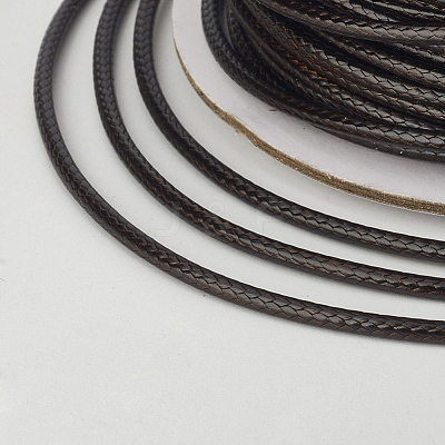 Eco-Friendly Korean Waxed Polyester Cord YC-P002-0.8mm-1111-1