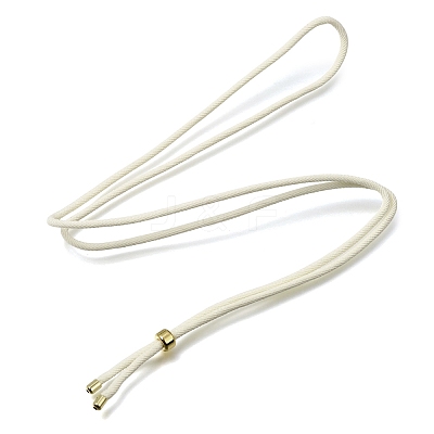 2.5MM Adjustable Braided Nylon Cords Necklace Making FB-CBAA152-02G-34-1