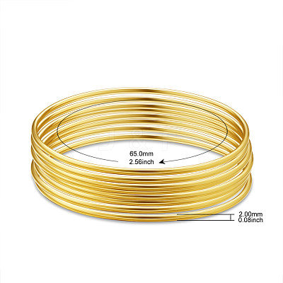 Brass Buddhist Bangle Sets JB638A-1