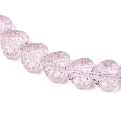 Transparent Glass Beads Strands GLAA-H038-01I-1