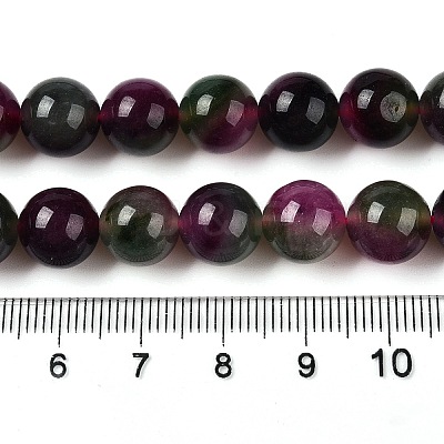 Dyed Natural White Jade Beads Strands G-T138-10mm-210-3-1