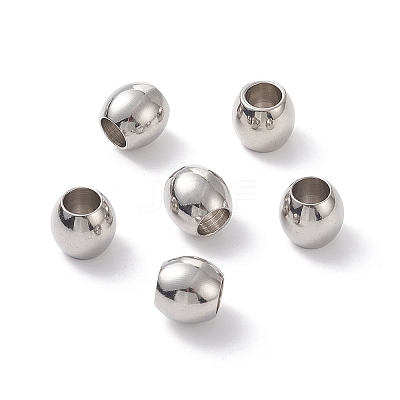 Tarnish Resistant 304 Stainless Steel Beads STAS-E034-2-1