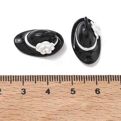 Spray Paint Alloy Pendants ENAM-K076-34A-1