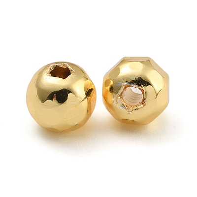 Rack Plated Round Brass Beads FIND-M036-01D-G01-1