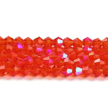 Transparent Electroplate Glass Beads Strands LS-EGLA-A039-T2mm-L14-1