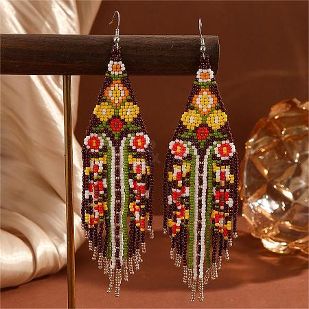 Fashionable Tassel Dangle Earrings MK0196-1