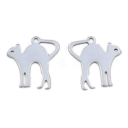 201 Stainless Steel Charms STAS-N098-079P-1