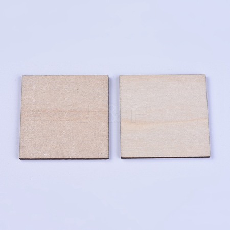 Wood Cabochons WOOD-WH0016-01B-1