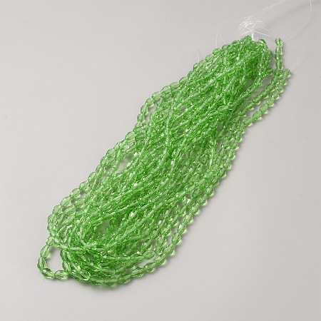 Glass Beads Strands FIND-WH0152-570C-02-1