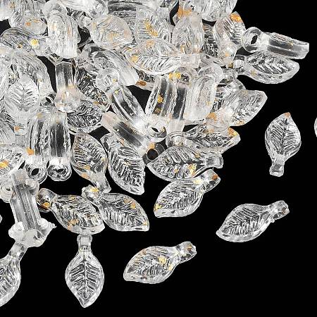 Transparent Acrylic and Gold Foil Pendants AC-CBAF9C1-04A-11-1