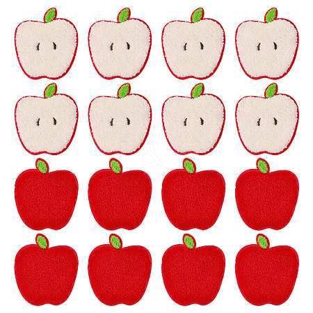16Pcs 2 Styles Sew on Cloth Patches PATC-CA0001-39-1