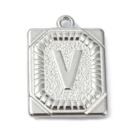 Anti-Tarnish 304 Stainless Steel Pendants STAS-U033-01P-V-1