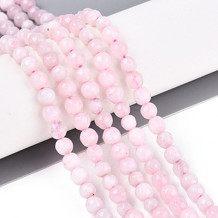 Dyed Natural White Jade Beads Strands G-T139-4mm-60-04-1