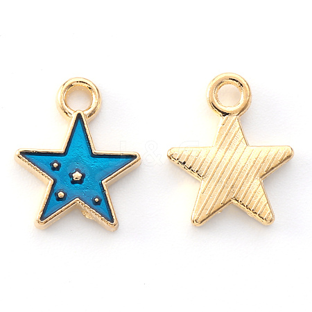 Alloy Enamel Charms ENAM-S121-028A-1