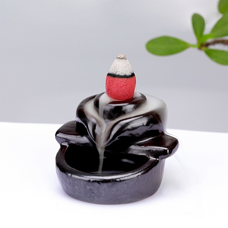 Ceramic Ornaments Backflow Incense Mini Incense Burner Decorative Gifts JX861A-1