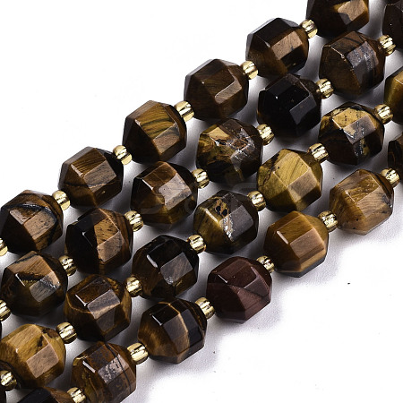 Natural Tiger Eye Beads Strands G-T131-75-1