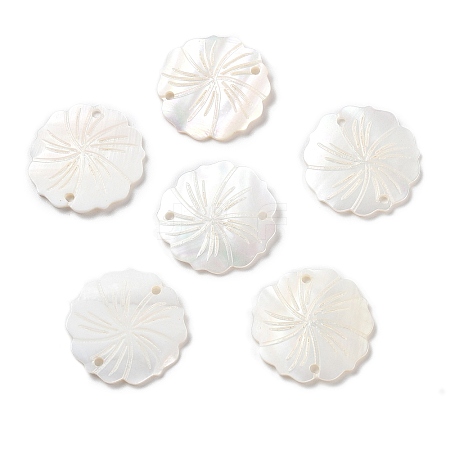 Natural Freshwater Shell Pendants X-SHEL-D082-14A-1