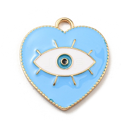 Alloy Enamel Pendants ENAM-D061-01G-04-1