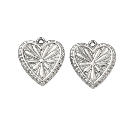 304 Stainless Steel Pendants STAS-L022-578P-1