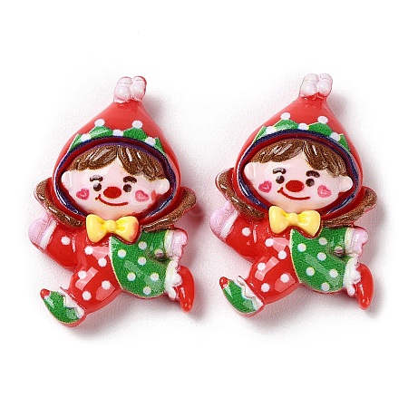 Funny Opaque Resin Cabochons RESI-Z010-01C-1