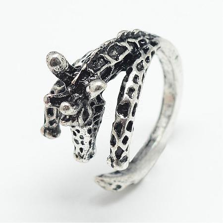 Adjustable Alloy Cuff Finger Rings RJEW-S038-037-1