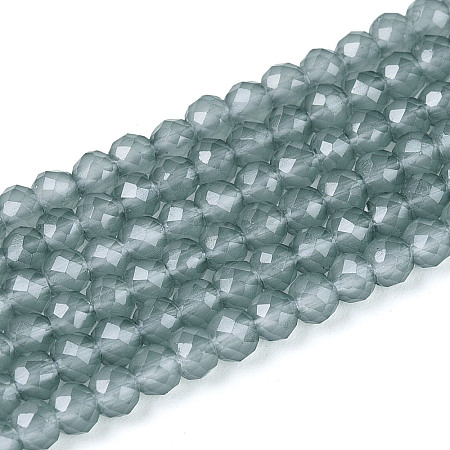 Imitation Jade Glass Beads Strands GLAA-T028-3mm-11K-1
