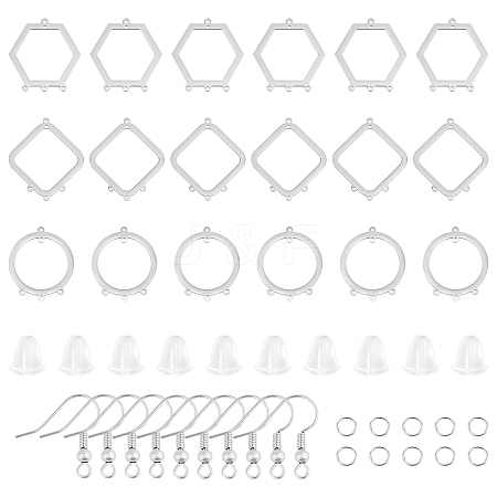 DIY 304 Stainless Steel Chandelier Earring Making Kits DIY-UN0002-07-1