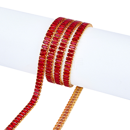 1M Brass Rhinestone Cup Chains CHC-PH0001-27B-1