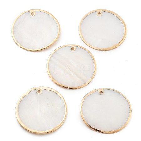 Natural Shell Pendants SHEL-Z002-03-1