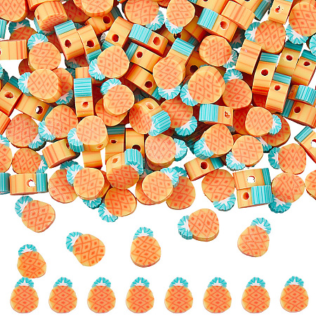 2 Sets Handmade Polymer Clay Beads CLAY-SC0002-40-1