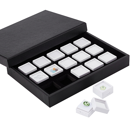 Rectangle Paper Loose Diamond Organizer Trays CON-WH0095-80-1