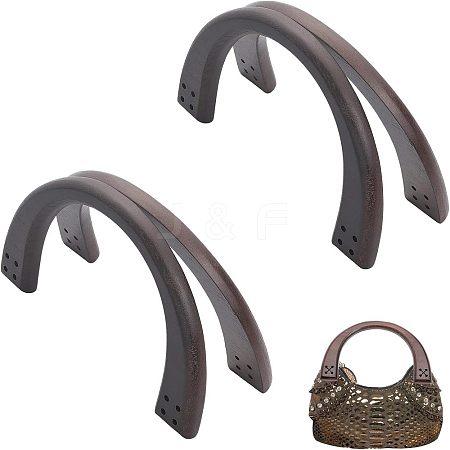 Wood Bag Handles FIND-WH0034-09-1