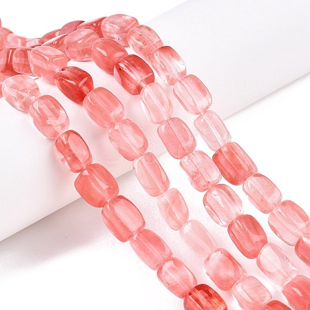 Cherry Quartz Glass Beads Strands G-T138-100-1