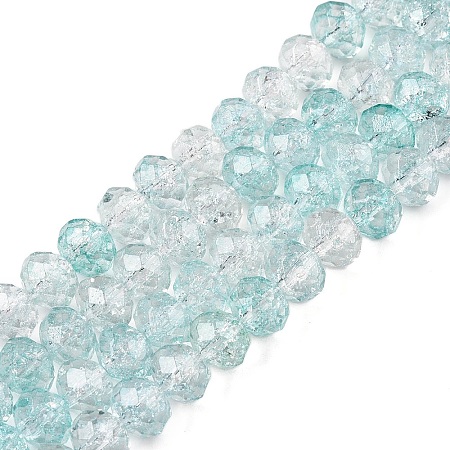 Transparent Glass Beads Strands GLAA-T023-10mm-A01-1