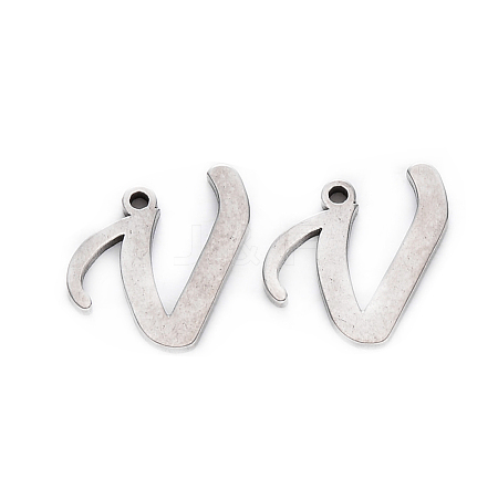 201 Stainless Steel Charms STAS-R105-V-1