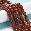 Natural Red Jasper Beads Strands G-P497-01A-08-4