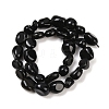 Natural Obsidian Beads Strands G-K395-B06-01-3