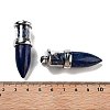 Natural Lapis Lazuli Pointed Big Pendants G-B077-02P-02-3