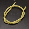 Natural Lemon Jade Column Beads Strands G-F247-10-2