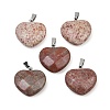 Natural Gemstone Pendants G-A281-02P-06-1