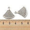 Alloy Rhinestone Pendant FIND-A039-18P-3