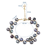 Cultured Freshwater Pearl  Beaded Bracelets BJEW-JB04819-02-5