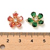 Glass Charms KK-P260-07G-3